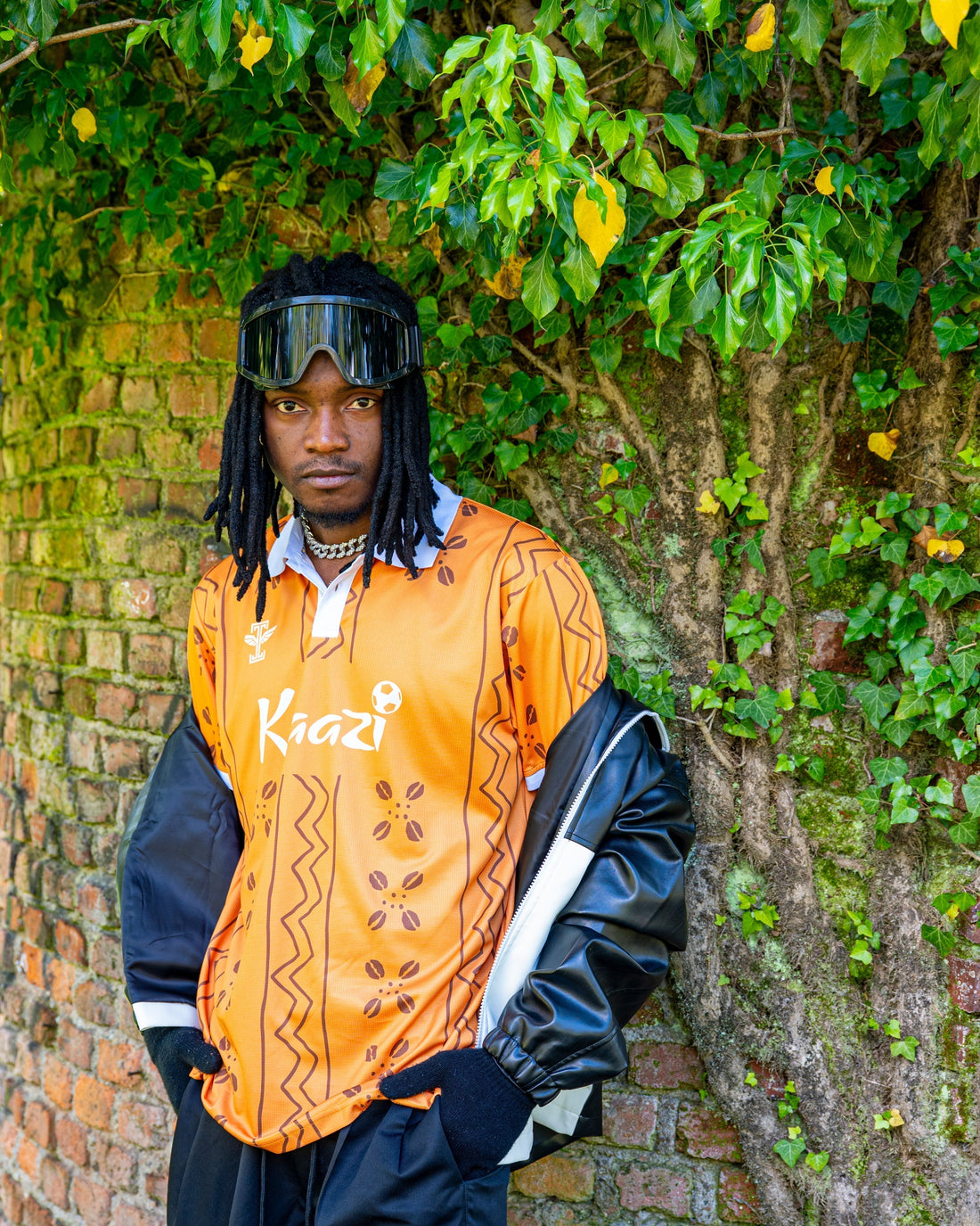 A Football Jersey Inspired by African Fabric and Cowrie Shells